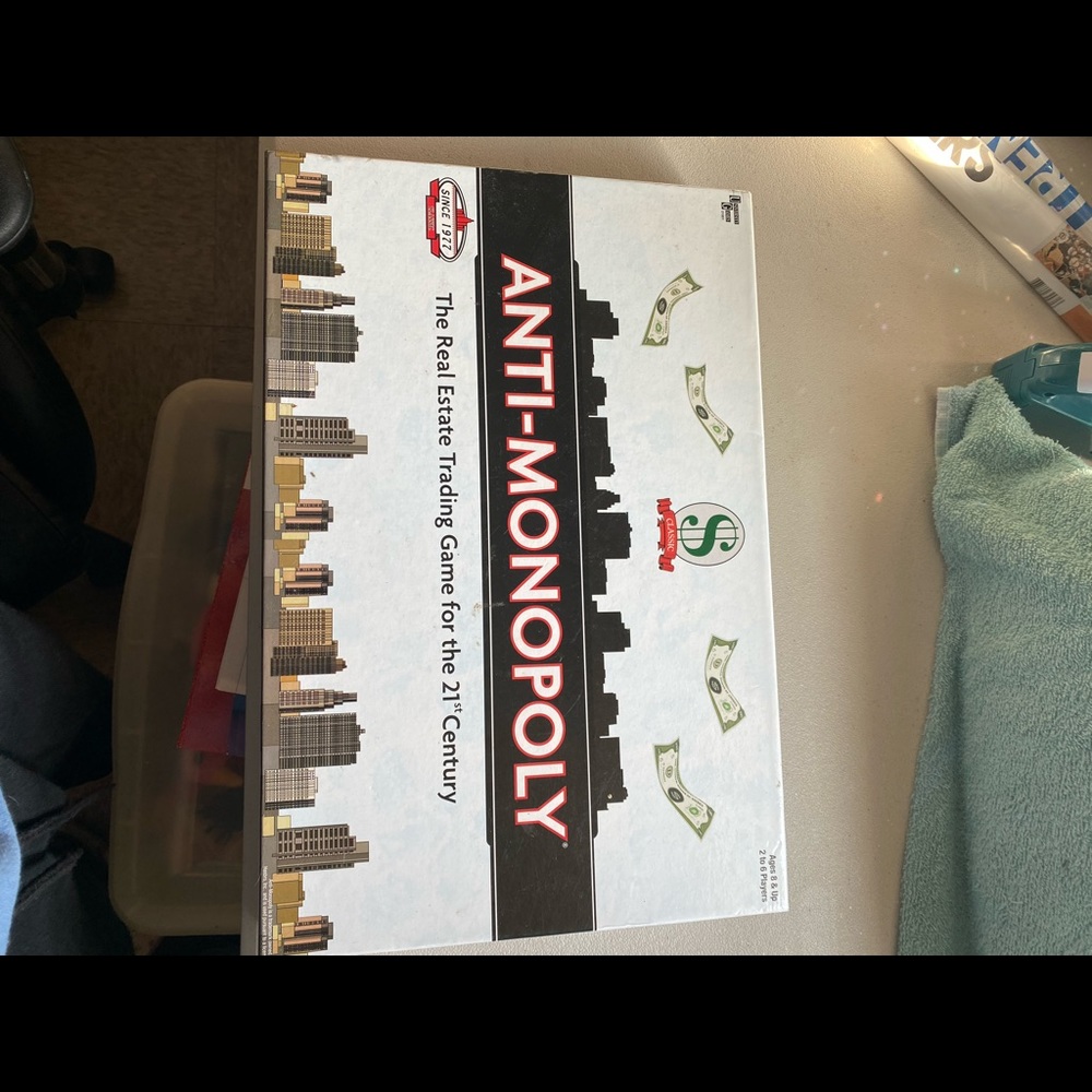 ANTI-MONOPOLY Boardgame